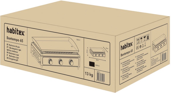 Plancha de Gas Habitex Bontempo 65